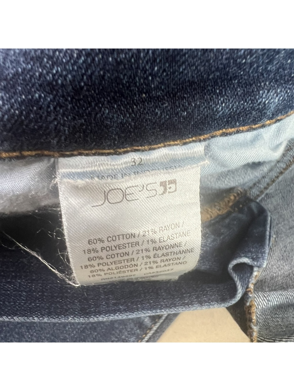 Joes Jeans Mens 32x30 Straight Leg Denim Medium Wash Cotton Rayon Blend - Picture 4 of 6